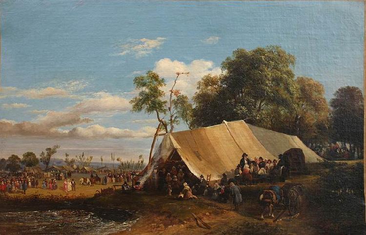 Theodore Ravanat La foire de Beaucroissant oil painting picture